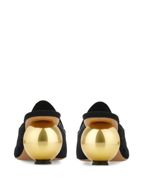 Ferragamo 70mm leather mules - Black - zdjęcie produktu nr 2