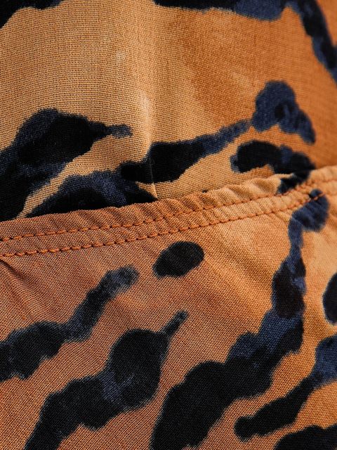 Never Fully Dressed spódnica kolor brązowy maxi rozkloszowana NFDSK714