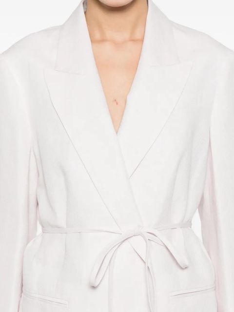 TWINSET tie waist blazer - Pink