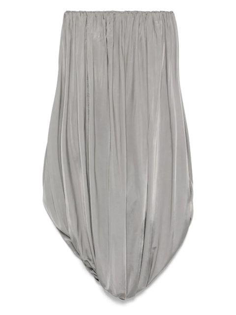 The Attico draped mini dress - Grey - zdjęcie produktu nr 1