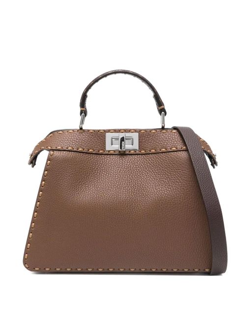 FENDI small Peekaboo ISeeU tote bag - Brown - zdjęcie produktu nr 1