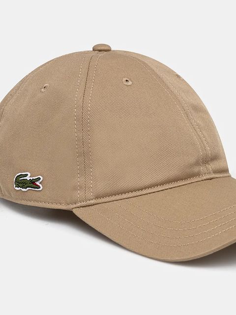 Lacoste czapka z daszkiem bawełniana