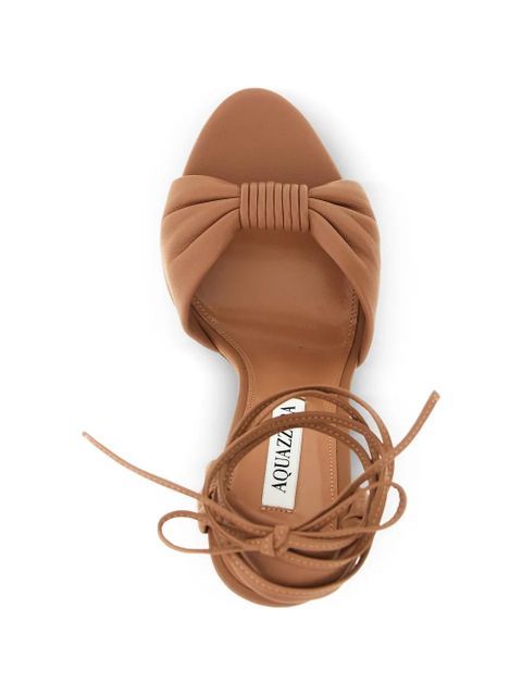 Aquazzura Carina tie-fastening sandals - Pink