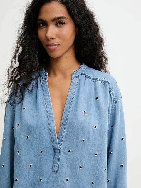 Pinko bluzka jeansowa