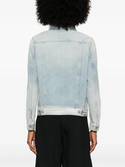 MM6 Maison Margiela distressed denim jacket - Blue