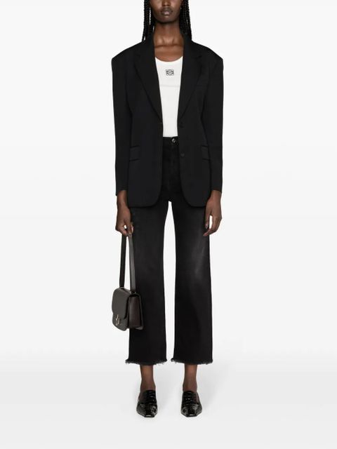 TOTEME high-rise straight-leg jeans - Black - zdjęcie produktu nr 2