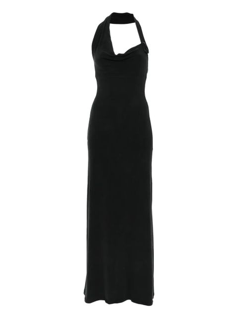 Aya Muse halterneck maxi dress - Black - zdjęcie produktu nr 1