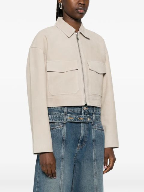 ANINE BING Christian pocket zip jacket - Neutrals