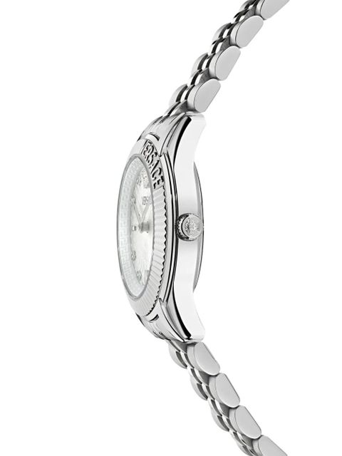 Versace Greca diamond 30mm - Silver