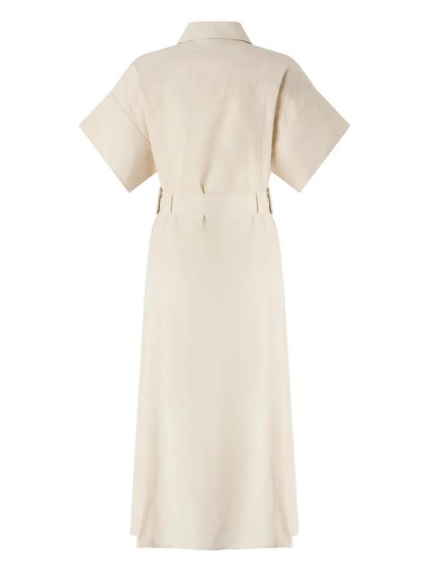 PINKO belted shirt dress - Neutrals - zdjęcie produktu nr 2