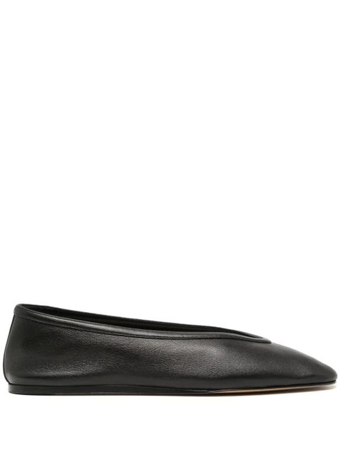 Le Monde Beryl Luna leather ballerina shoes - Black - zdjęcie produktu nr 1