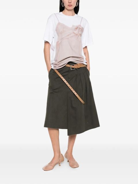 Simone Rocha bow sash T-shirt - White - zdjęcie produktu nr 2