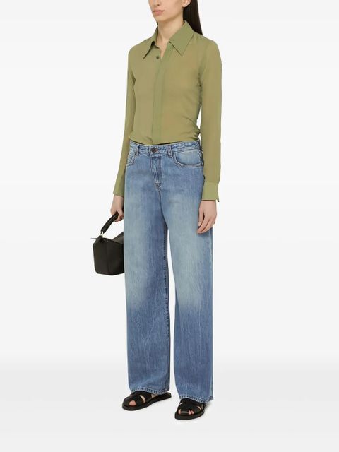 AMI Paris silk shirt - Green - zdjęcie produktu nr 2