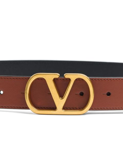 Valentino Garavani 30mm VLogo Signature belt - Brown