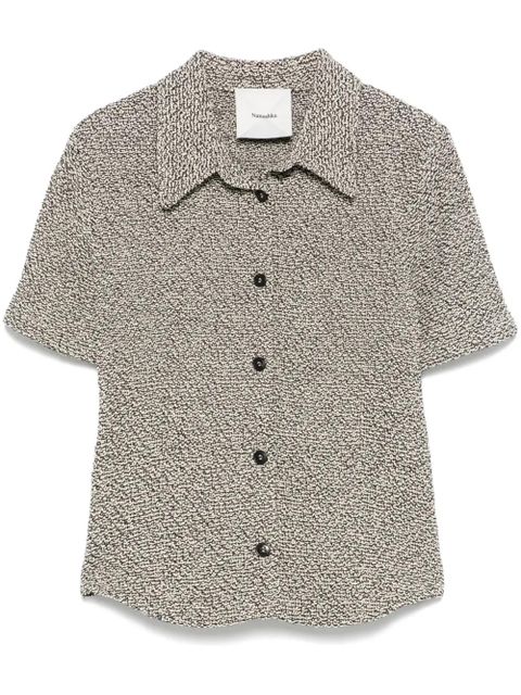 Nanushka Clare shirt - Black - zdjęcie produktu nr 1