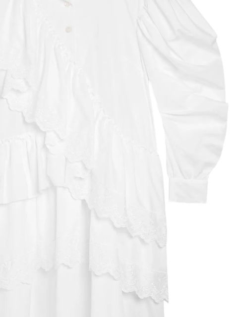Simone Rocha ruffled lace dress - White - zdjęcie produktu nr 2