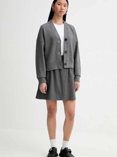 Marc O'Polo kardigan bawełniany damski kolor szary 600407357025 - zdjęcie produktu nr 2