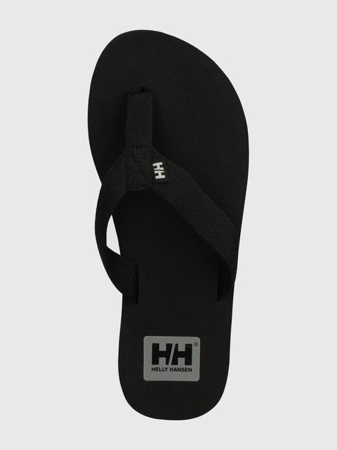 Helly Hansen japonki LOGO SANDAL 2 damskie kolor czarny na płaskim obcasie 11957 - zdjęcie produktu nr 2