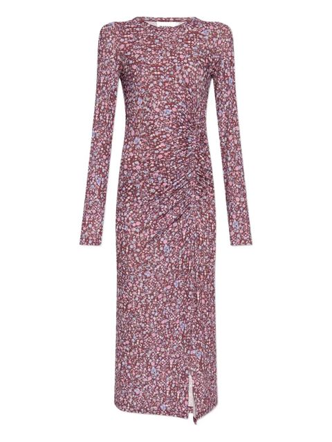 MARANT ÉTOILE floral-print midi dress - Pink - zdjęcie produktu nr 1
