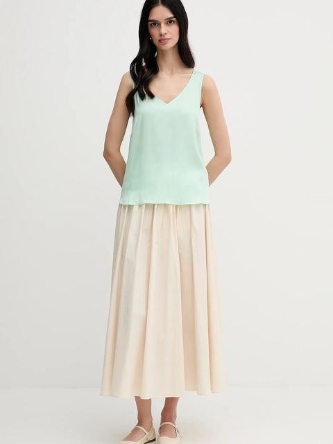 Mos Mosh top jedwabny kolor zielony