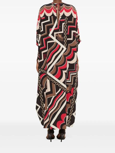 PUCCI Istrice-print maxi dress - Black