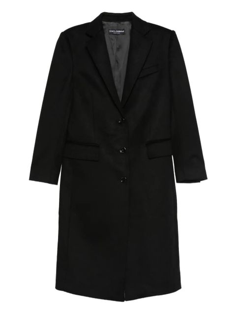 Dolce & Gabbana single-breasted coat - Black - zdjęcie produktu nr 1