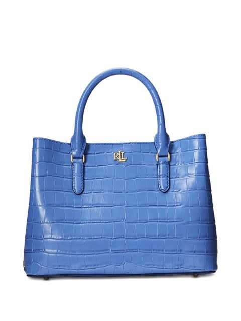 Lauren Ralph Lauren embossed-leather cross body bag - Blue - zdjęcie produktu nr 1