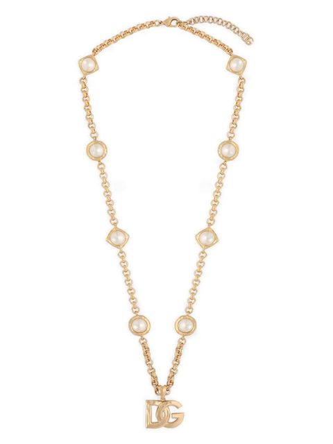 Dolce & Gabbana logo-pendant necklace - Gold - zdjęcie produktu nr 1
