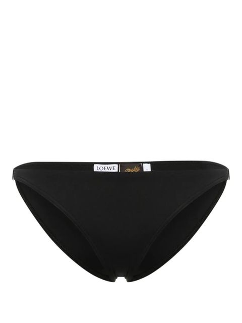 LOEWE x Paula's Ibiza Anagram-motif bikini bottom - Black - zdjęcie produktu nr 1