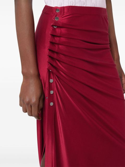 Rabanne jersey maxi skirt - Red