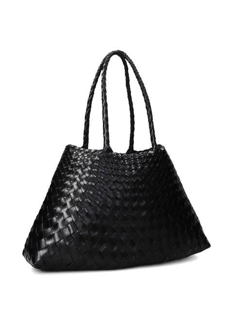 DRAGON DIFFUSION big Santa Croce black tote bag