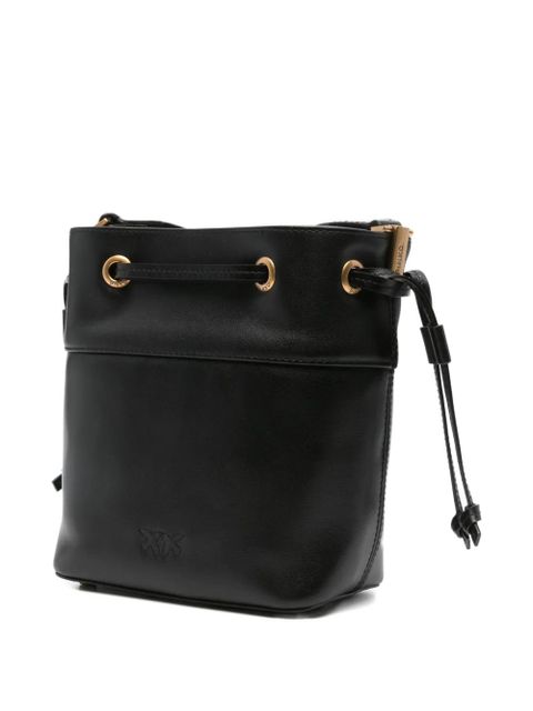PINKO love birds bucket bag - Black