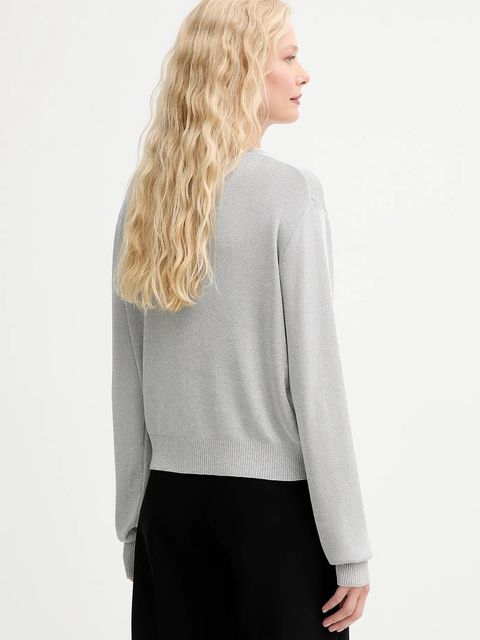 MUNTHE kardigan PARLI damski kolor szary lekki 252161125275 - zdjęcie produktu nr 2