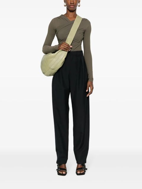 LEMAIRE pleat-detail tailored trousers - Blue