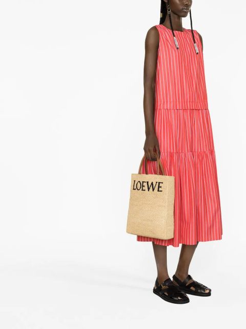 LOEWE A4 raffia tote bag - Neutrals - zdjęcie produktu nr 2
