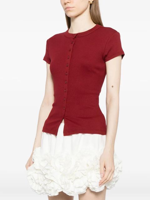 Reformation Raelynn knit top - Red