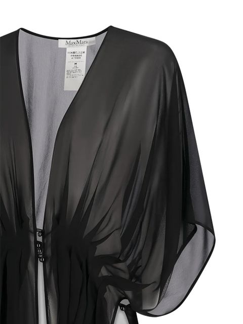 Max Mara v-neck button coat - Black - zdjęcie produktu nr 2