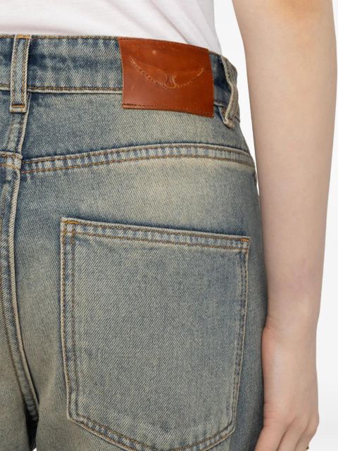 Zadig&Voltaire logo-patch jeans - Blue