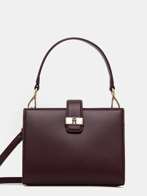 Tommy Hilfiger torebka kolor bordowy AW0AW18286 - zdjęcie produktu nr 1