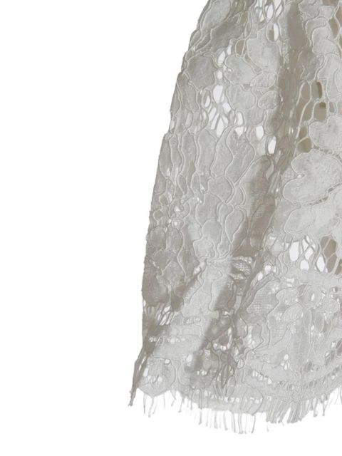 Self-Portrait embellished peplum lace maxi dress - White - zdjęcie produktu nr 2