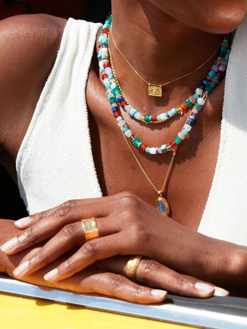 Monica Vinader Amulet Freedom necklace - Gold - zdjęcie produktu nr 2