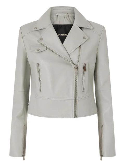 PINKO leather jacket - Grey - zdjęcie produktu nr 1
