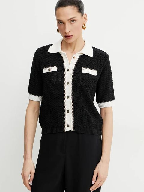 Morgan kardigan MNESSY damski kolor czarny MNESSY - zdjęcie produktu nr 1