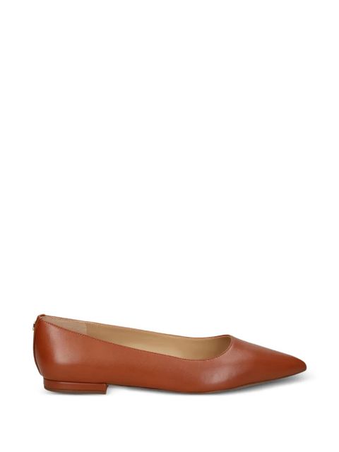 Lauren Ralph Lauren pointed ballet flats - Brown - zdjęcie produktu nr 1