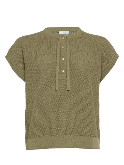 ERES Vaporeux knitted top - Green - zdjęcie produktu nr 1