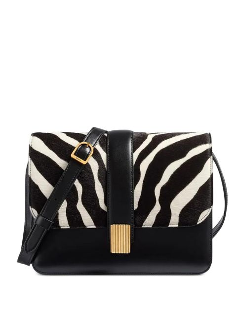 KHAITE Blake zebra-print cross body bag - Black - zdjęcie produktu nr 1