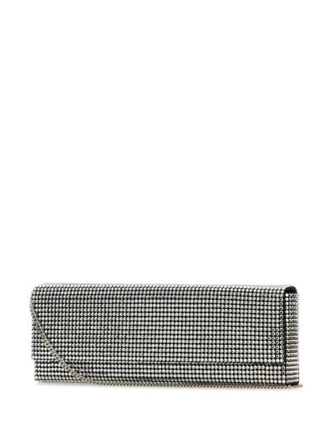 Amina Muaddi Amini Paloma clutch bag - Silver