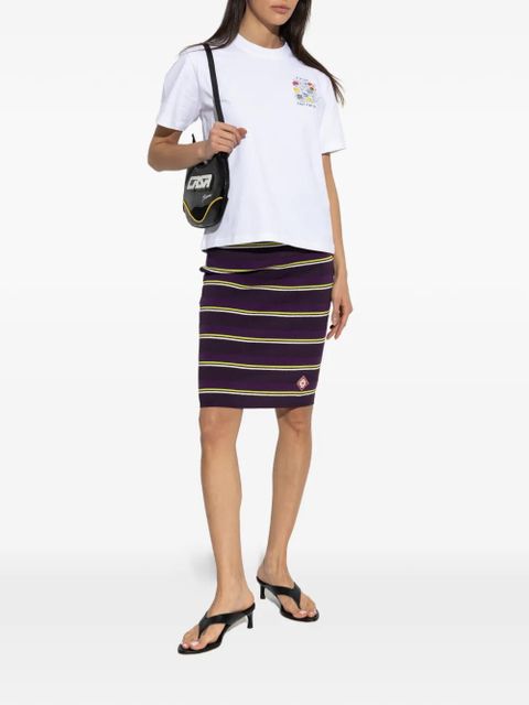 Casablanca graphic-print T-shirt - White - zdjęcie produktu nr 2