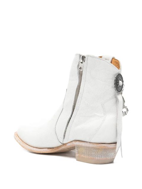Comme Des Garçons x Mexicana leather boots - White