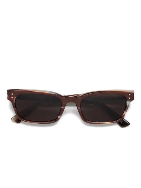 Marni Eyewear Floosa rectangle-frame sunglasses - Brown - zdjęcie produktu nr 1